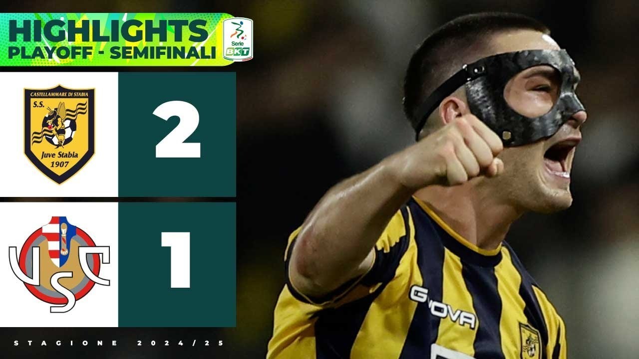 #ไฮไลท์ฟุตบอล [ ยูเว่ สตาเบีย 2 - 1 เครโมเนเซ่ ] เซเรียบี อิตาลี (เพลย์ออฟเลื่อนชั้น) 2025/22.5.68