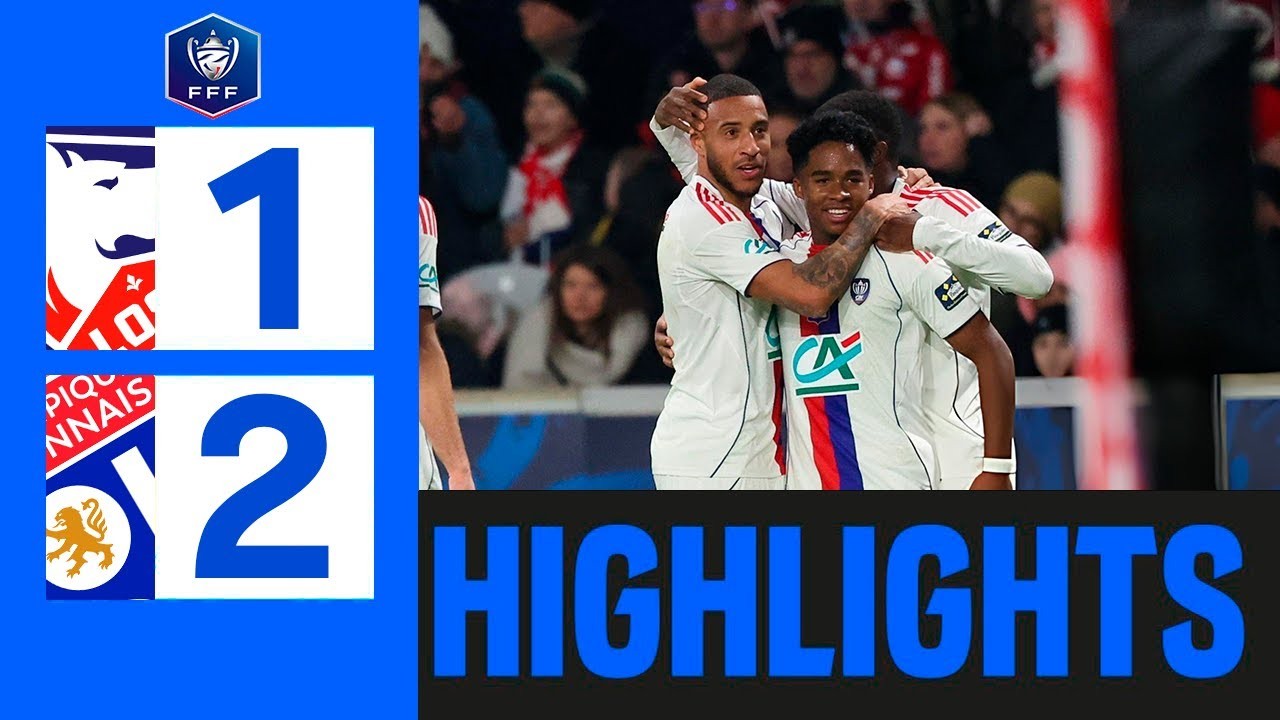 #ไฮไลท์ฟุตบอล [ ลีลล์ 1 - 2 โอลิมปิก ลียง ] ฝรั่งเศส เฟร้นช์ คัพ 2025/12.1.69