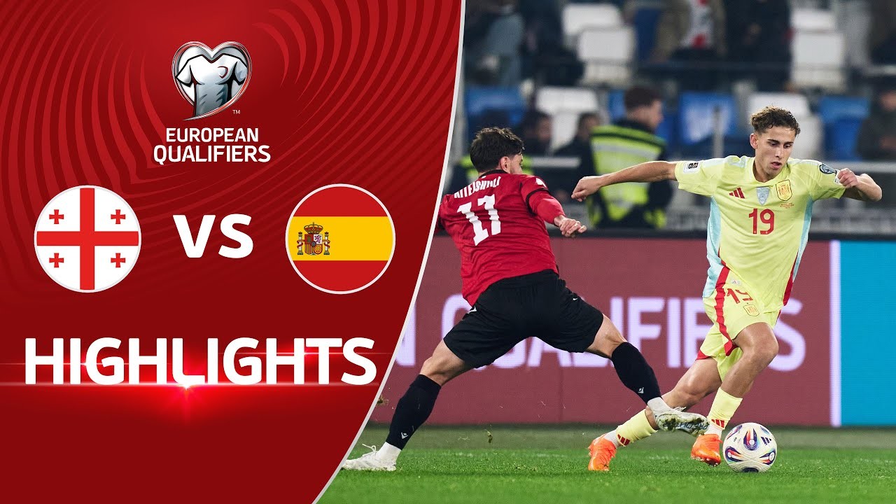 #ไฮไลท์ฟุตบอล [ จอร์เจีย 0 - 4 สเปน ] ฟุตบอลโลก รอบคัดเลือก โซนยุโรป 2025/16.11.68