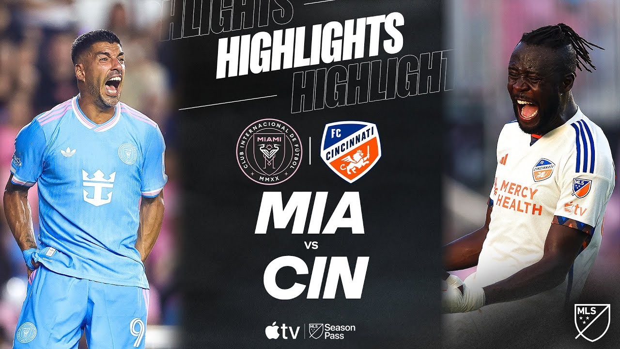 #ไฮไลท์ฟุตบอล [ อินเตอร์ ไมอามี่ 0 - 0 เอฟซี ซินซินเนติ ] ยูเอสเอ เมเจอร์ลีก ซอคเกอร์ 2025/27.7.68