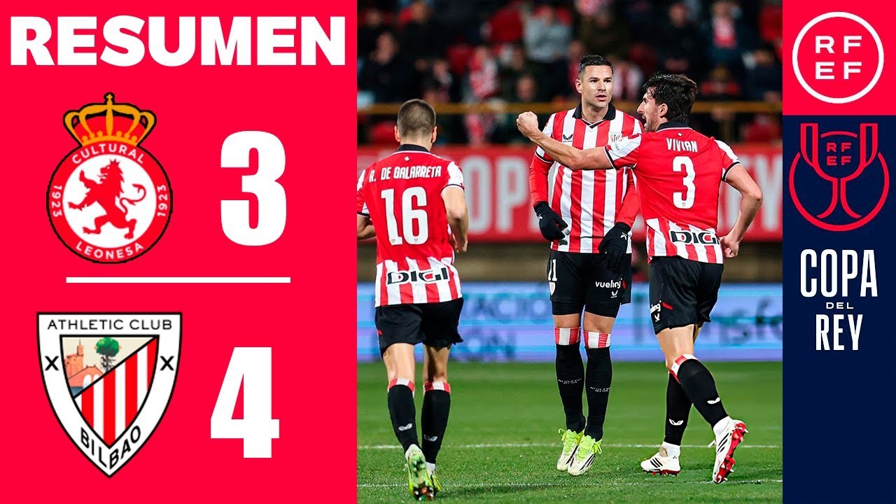 #ไฮไลท์ฟุตบอล [ คูลทูรัล เลโอเนซ่า 3 - 4 แอธเลติก บิลเบา ] โคปา เดล เรย์ สเปน 2025/14.1.69