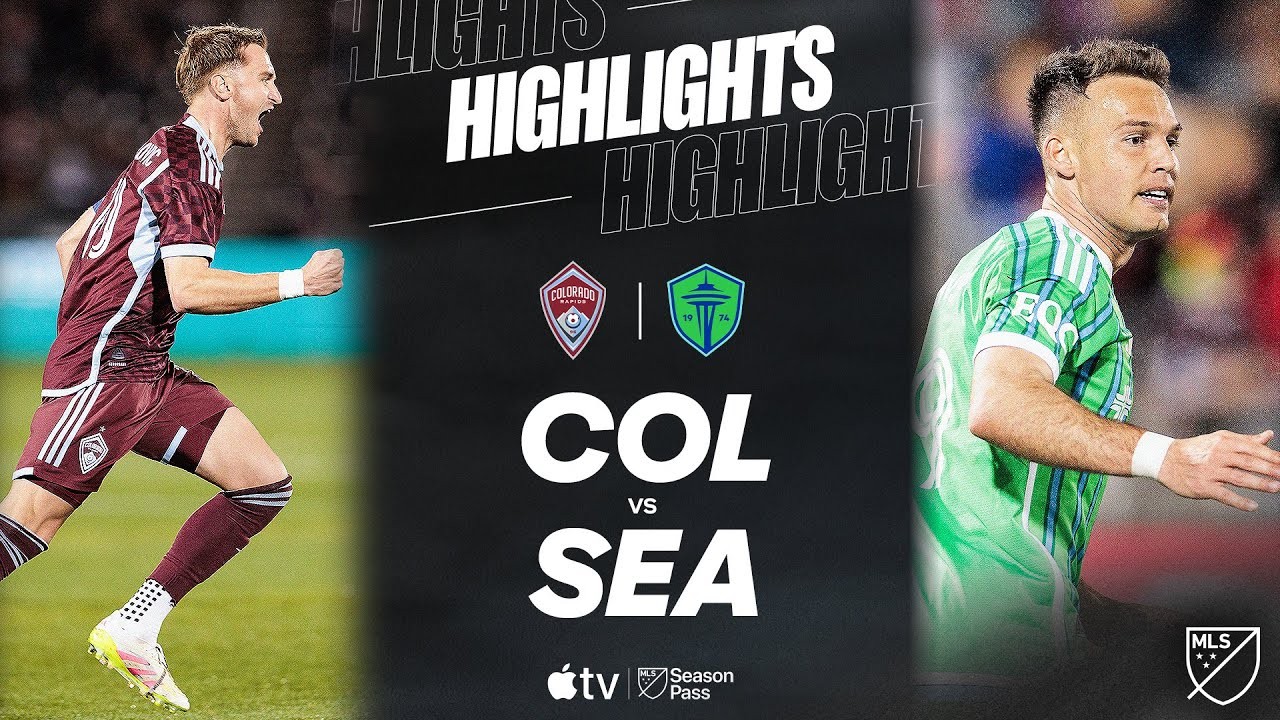 #ไฮไลท์ฟุตบอล [ โคโลราโด้ ราปิดส์ 1 - 1 ซีแอตเทิ่ล ซาวน์เดอร์ส ] ยูเอสเอ เมเจอร์ลีก ซอคเกอร์ 2025/27.4.68