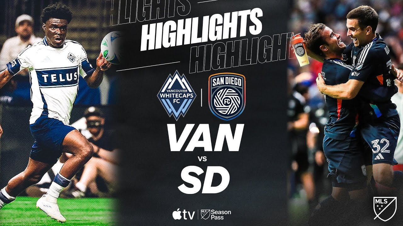 #ไฮไลท์ฟุตบอล [ แวนคูเวอร์ ไวต์แคปส์ 3 - 5 ซานดิเอโก้ เอฟซี ] ยูเอสเอ เมเจอร์ลีก ซอคเกอร์ 2025/26.6.68