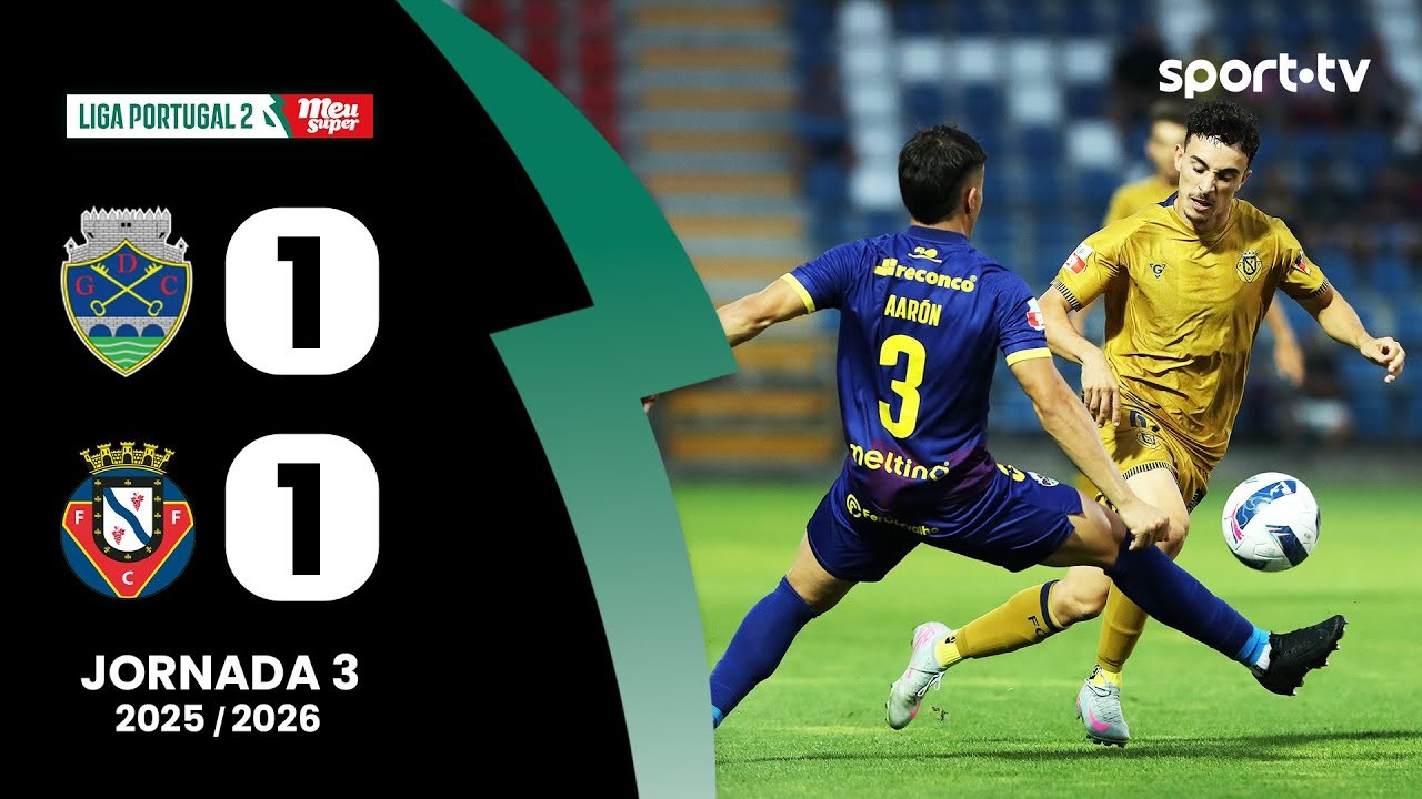 #ไฮไลท์ฟุตบอล [ จีดี ชาเวซ 1 - 1 เอฟซี เฟลเกยราส ] โปรตุเกส ดิวิชั่น1 2025/23.8.68