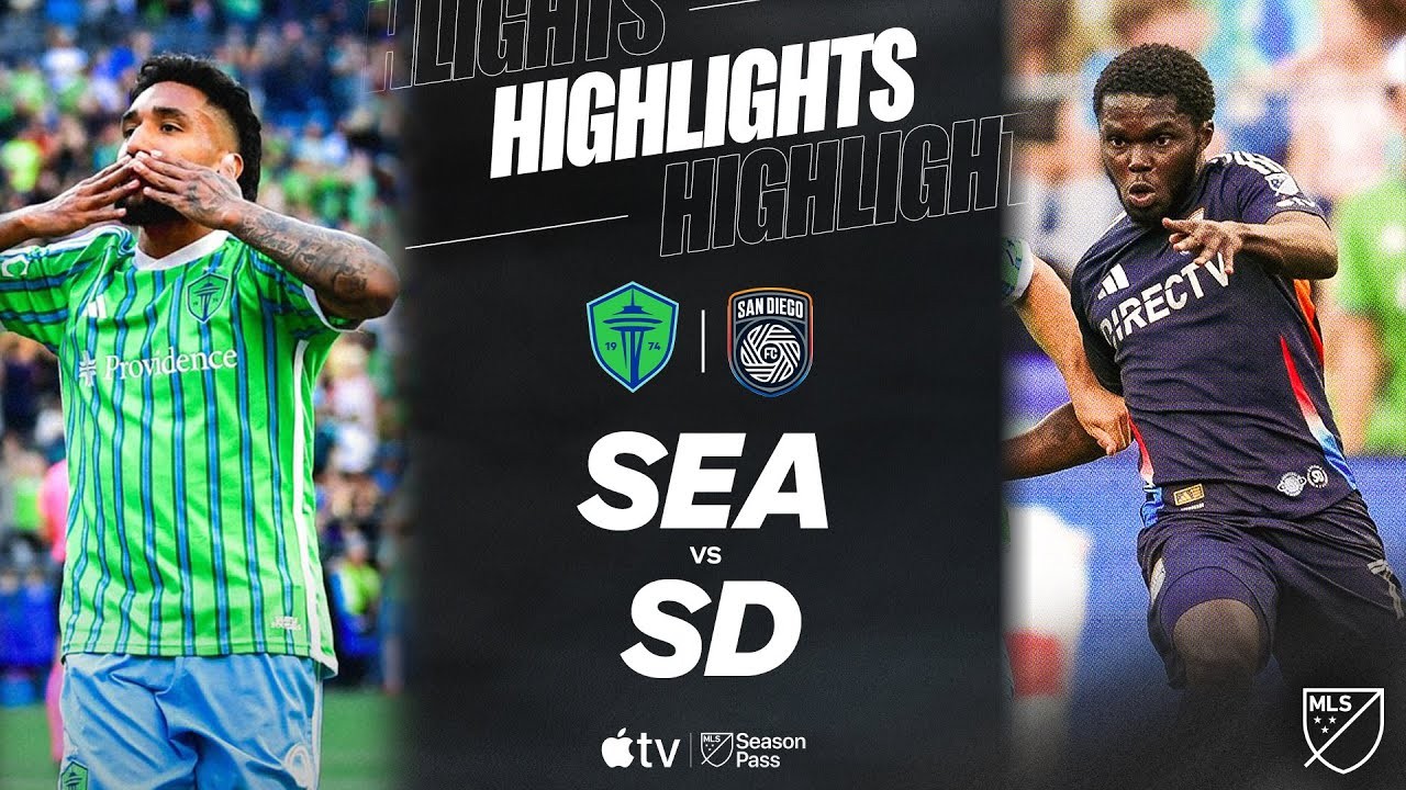 #ไฮไลท์ฟุตบอล [ ซีแอตเทิ่ล ซาวน์เดอร์ส 1 - 0 ซานดิเอโก้ เอฟซี ] ยูเอสเอ เมเจอร์ลีก ซอคเกอร์ 2025/29.5.68