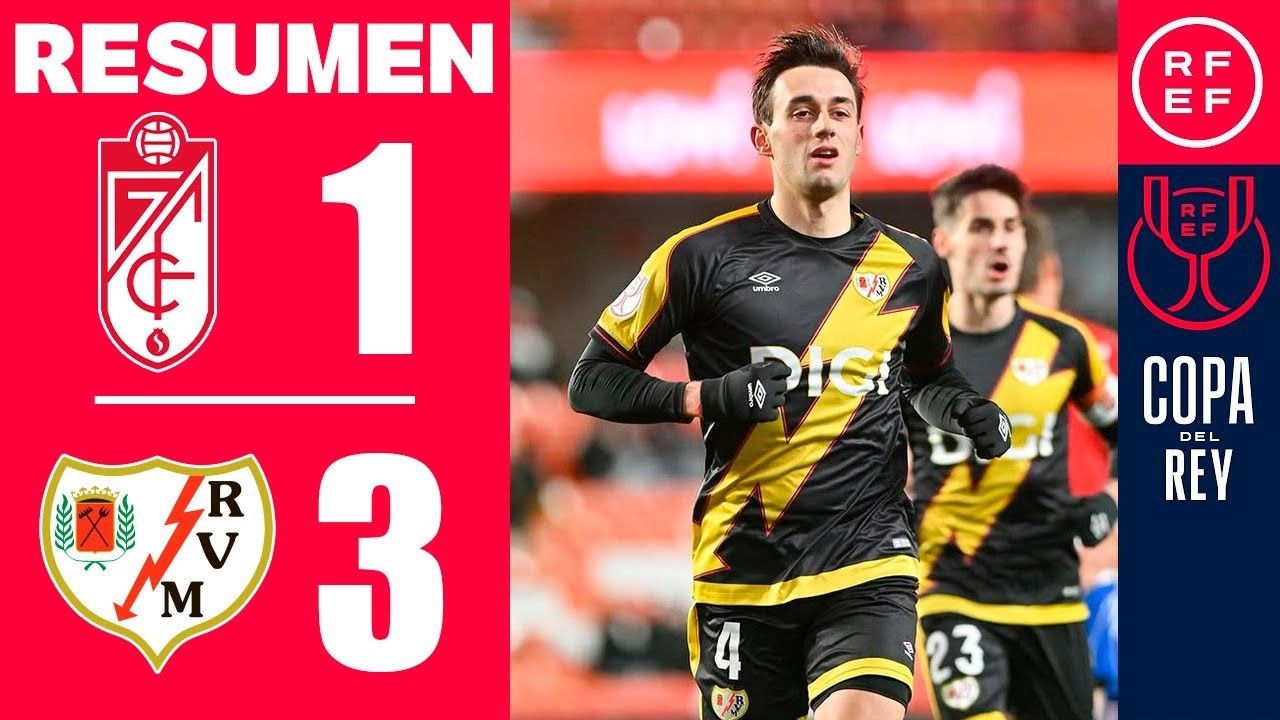 #ไฮไลท์ฟุตบอล [ กรานาด้า 1 - 3 ราโย่ บาเยกาโน่ ] โคปา เดล เรย์ สเปน 2025/7.1.69