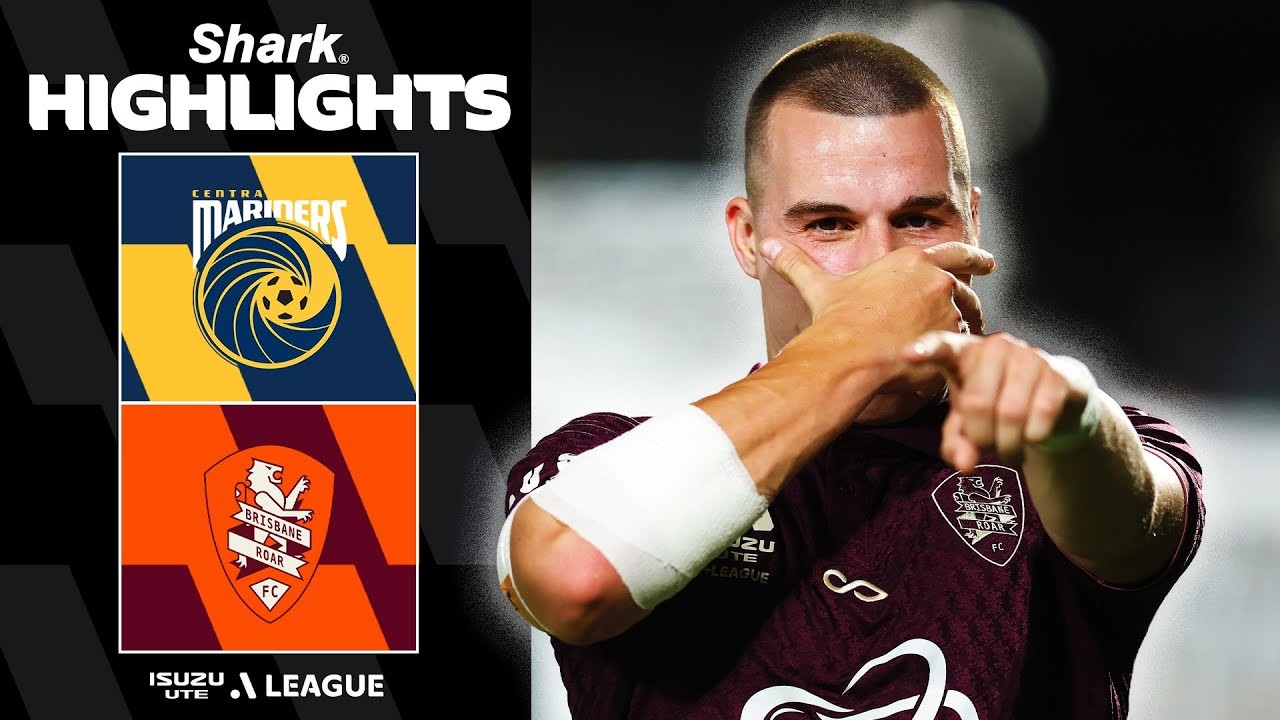 #ไฮไลท์ฟุตบอล [ เซ็นทรัล โคสต์ มาริเนิร์ส 1 - 2 บริสแบน โรว์ ] เอลีก ออสเตรเลีย 2025/1.1.69