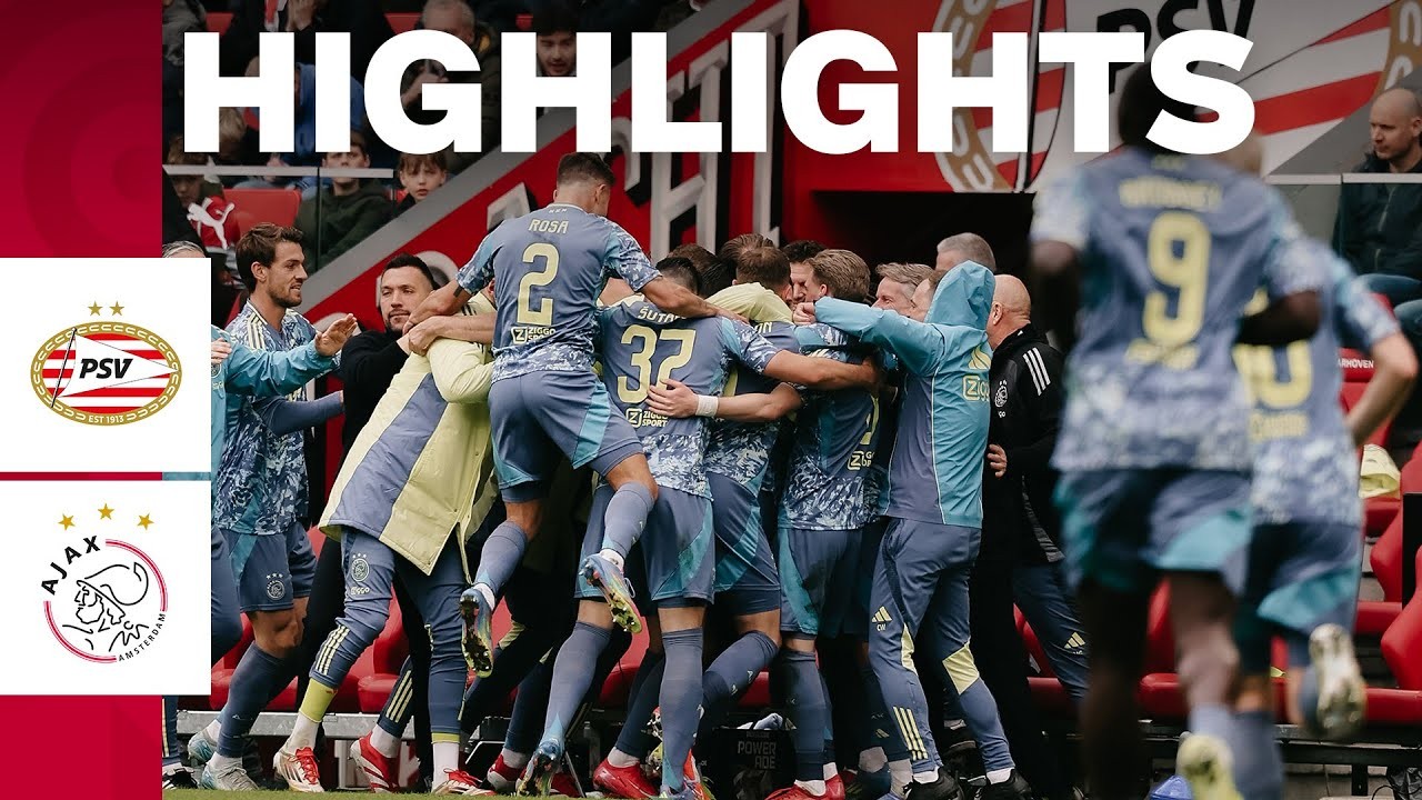 #ไฮไลท์ฟุตบอล [ พีเอสวี ไอนด์โฮเฟ่น 0 - 2 อาแจ็กซ์ อัมสเตอร์ดัม ] เอเรดิวิซี่ ฮอลแลนด์ 2025/31.3.68