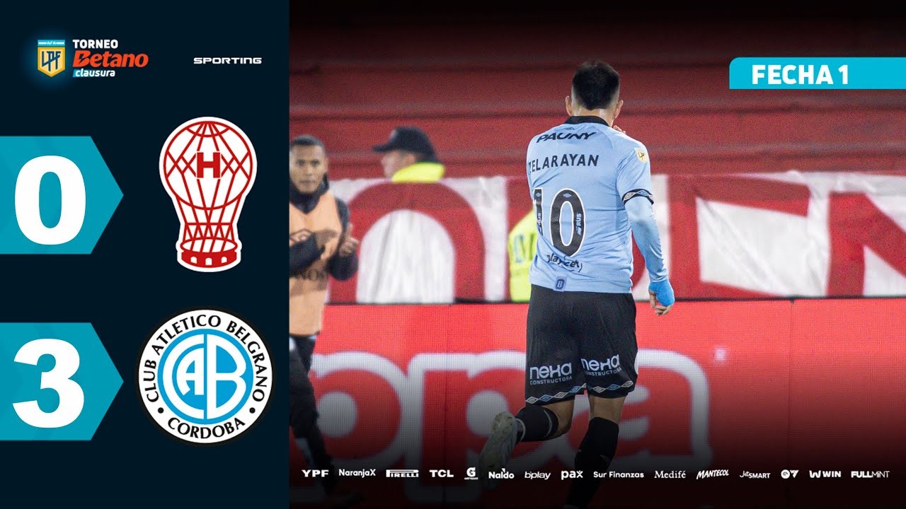 #ไฮไลท์ฟุตบอล [ ซีเอ ฮูราแคน 0 - 3 เบลกราโน่ ] อาร์เจนติน่า พรีเมียร์ ดิวิชั่น 2025/13.7.68