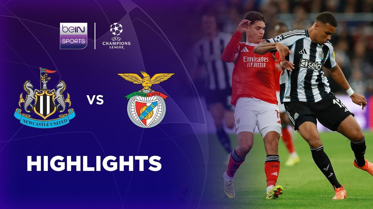 #ไฮไลท์ฟุตบอล [ นิวคาสเซิ่ล ยูไนเต็ด 3 - 0 เบนฟิก้า ] ยูฟ่า แชมเปี้ยนส์ ลีก 2025/22.10.68