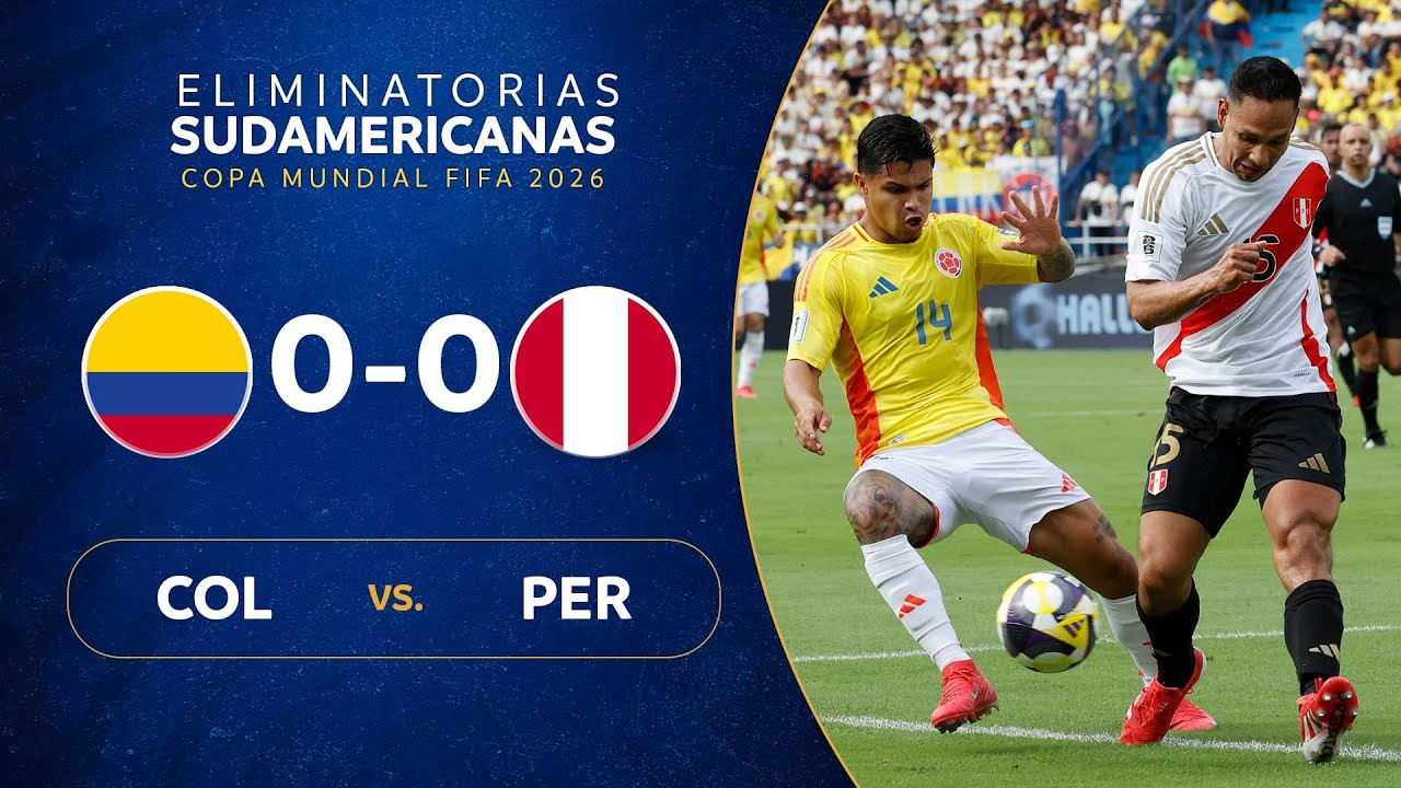 #ไฮไลท์ฟุตบอล [ โคลัมเบีย 0 - 0 เปรู ] ฟุตบอลโลก รอบคัดเลือก โซนอเมริกาใต้ 2025/7.6.68