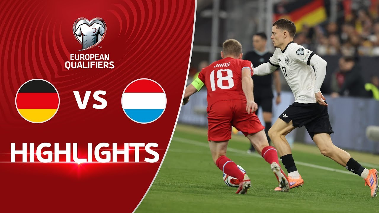 #ไฮไลท์ฟุตบอล [ เยอรมัน 4 - 0 ลักเซมเบิร์ก ] ฟุตบอลโลก รอบคัดเลือก โซนยุโรป 2025/11.10.68