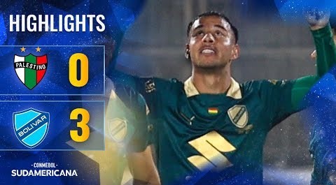 #ไฮไลท์ฟุตบอล [ ปาเลสติโน่ 0 - 3 โบลิวาร์ ] โคปา ซูดาเมริกาน่า 2025/24.7.68
