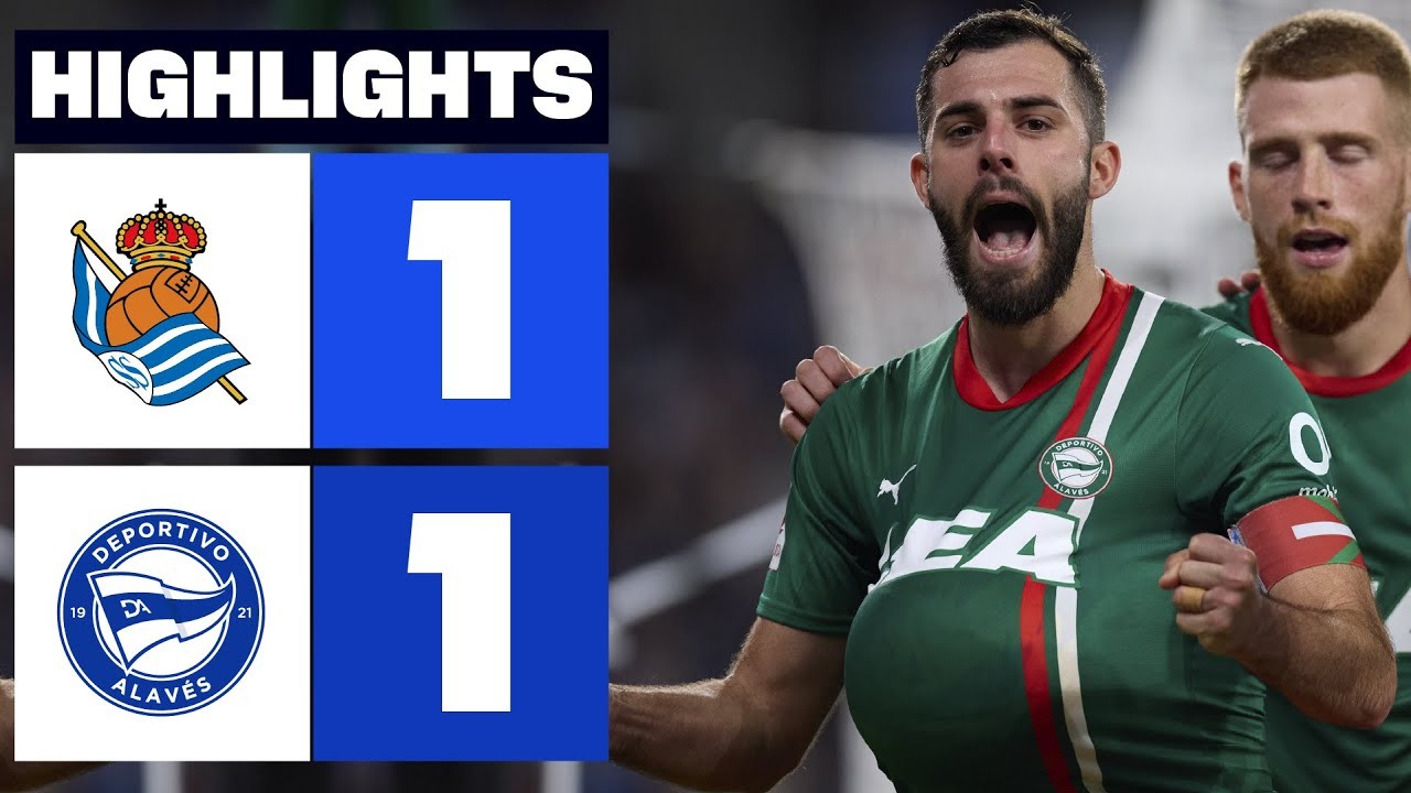 #ไฮไลท์ฟุตบอล [ เรอัล โซเซียดาด 1 - 1 อลาเบส ] ลาลีก้า สเปน 2024/3.1.67