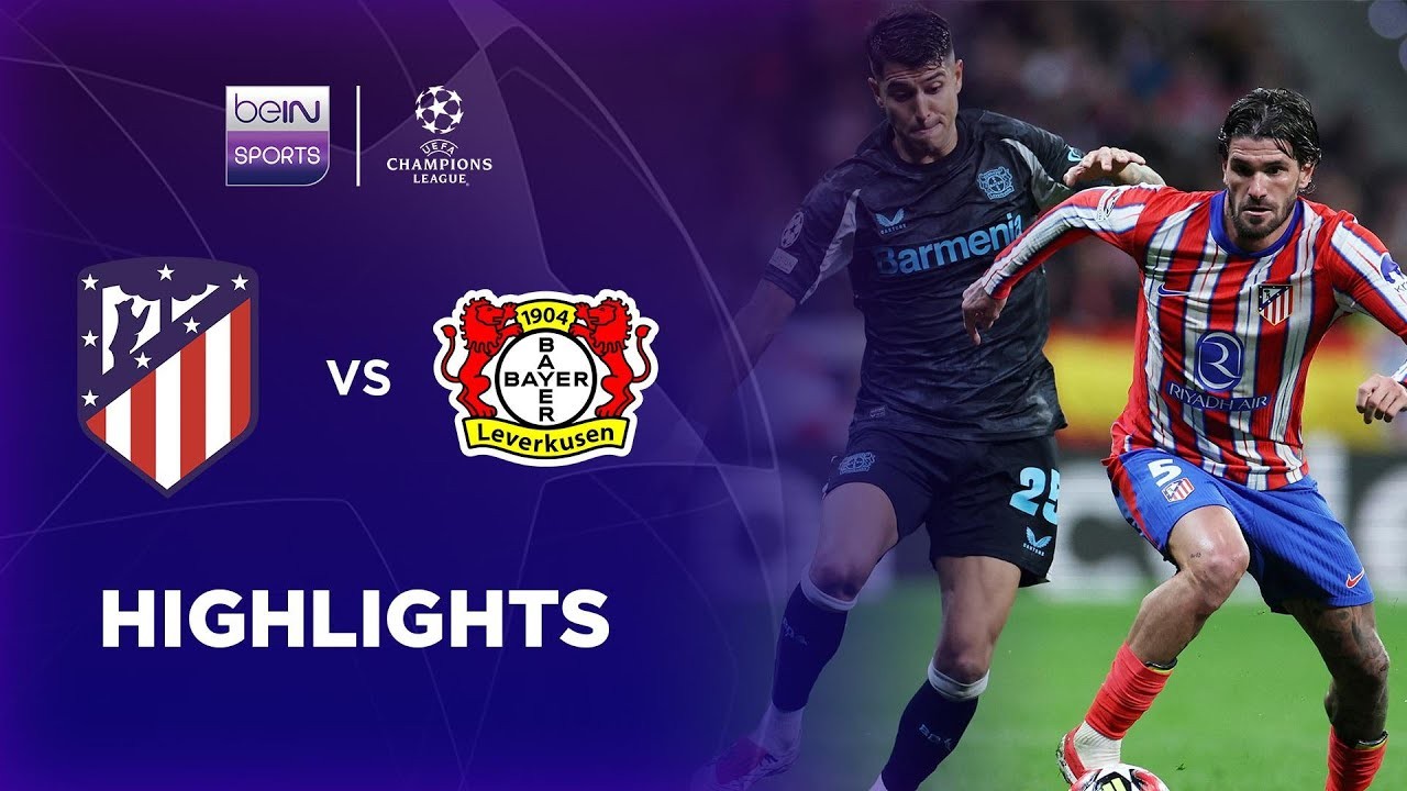 #ไฮไลท์ฟุตบอล [ แอตเลติโก้ มาดริด 2 - 1 เลเวอร์คูเซ่น ] ยูฟ่า แชมเปี้ยนส์ลีก (รอบแบ่งกลุ่ม) 2025/22.1.68