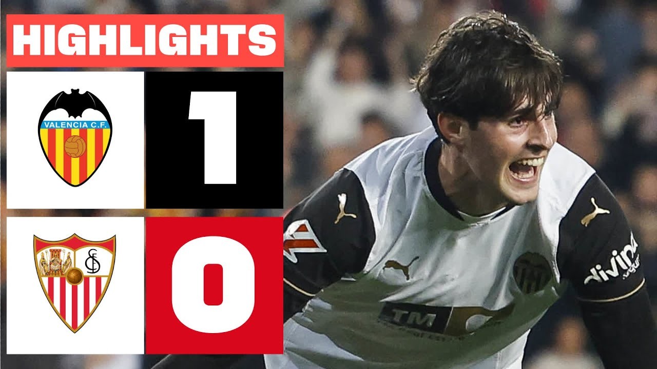 #ไฮไลท์ฟุตบอล [ บาเลนเซีย 1 - 0 เซบีย่า ] ลาลีก้า สเปน 2025/12.4.68