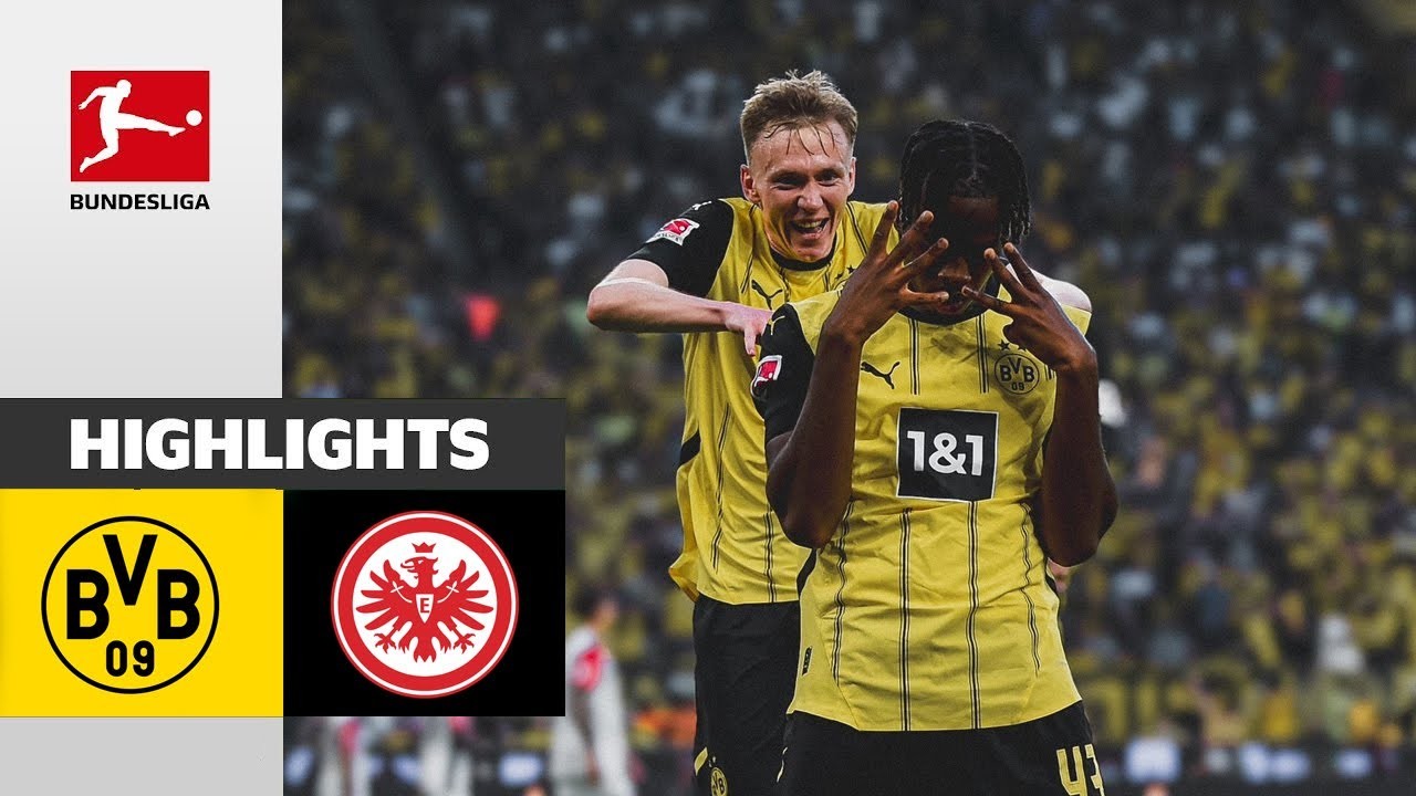 #ไฮไลท์ฟุตบอล [ โบรุสเซีย ดอร์ทมุนด์ 2 - 0 ไอน์ทรัค แฟร้งค์เฟิร์ต ] บุนเดสลีก้า เยอรมัน 2024/25.8.67