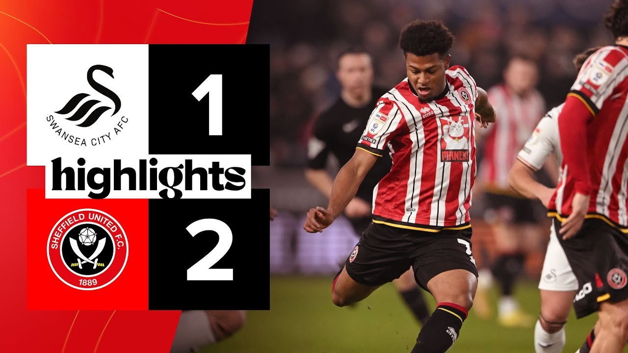 #ไฮไลท์ฟุตบอล [ สวอนซี ซิตี้ 1 - 2 เชฟฟิลด์ ยูไนเต็ด ] เดอะแชมเปี้ยนส์ชิพ อังกฤษ 2025/22.1.68