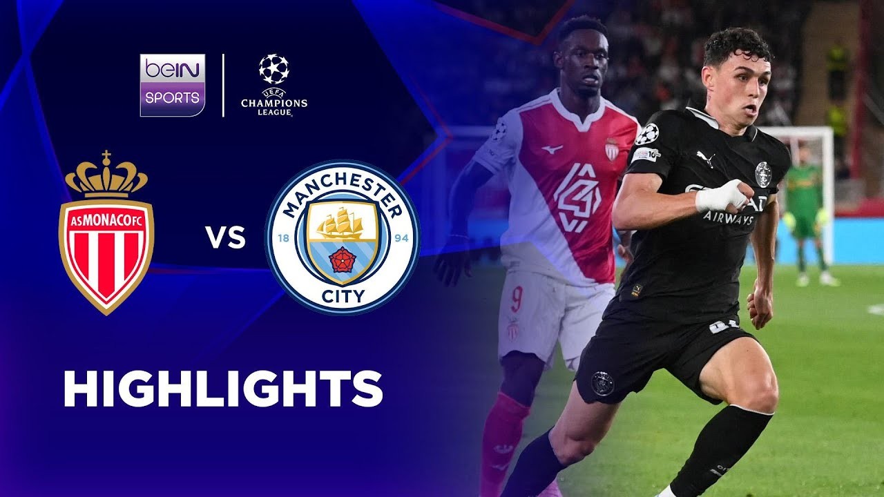 #ไฮไลท์ฟุตบอล [ โมนาโก 2 - 2 แมนเชสเตอร์ ซิตี้ ] ยูฟ่า แชมเปี้ยนส์ ลีก 2025/2.10.68