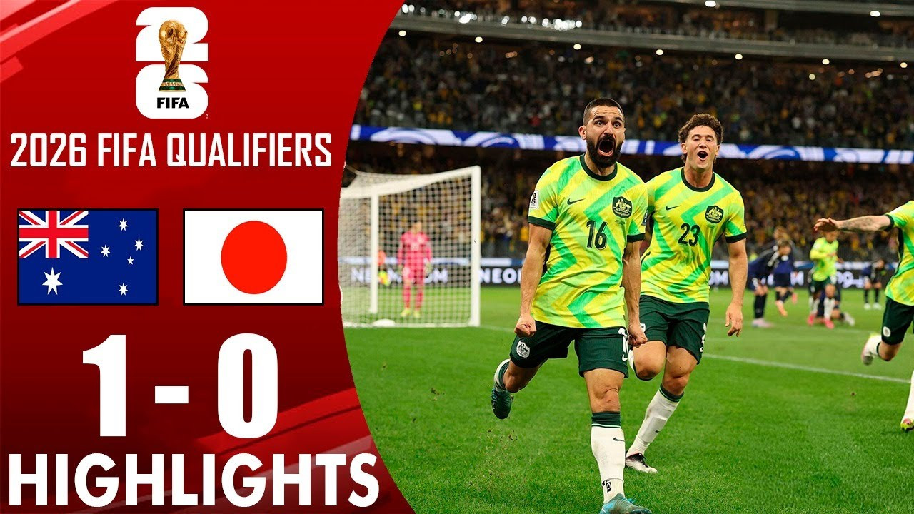 #ไฮไลท์ฟุตบอล [ ออสเตรเลีย 1 - 0 ญี่ปุ่น ] ฟุตบอลโลก รอบคัดเลือก โซนเอเชีย 2025/6.6.68