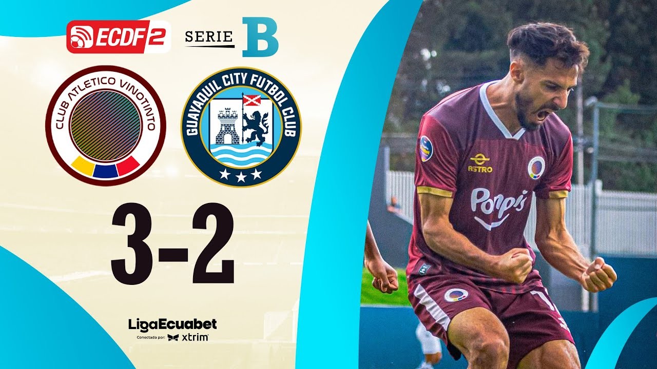 #ไฮไลท์ฟุตบอล [ แอตเลติโก วิโนตินโต 3 - 2 กวายากิล ซิตี้ ] เอกวาดอร์ ซีรี่ย์บี 2025/27.6.68