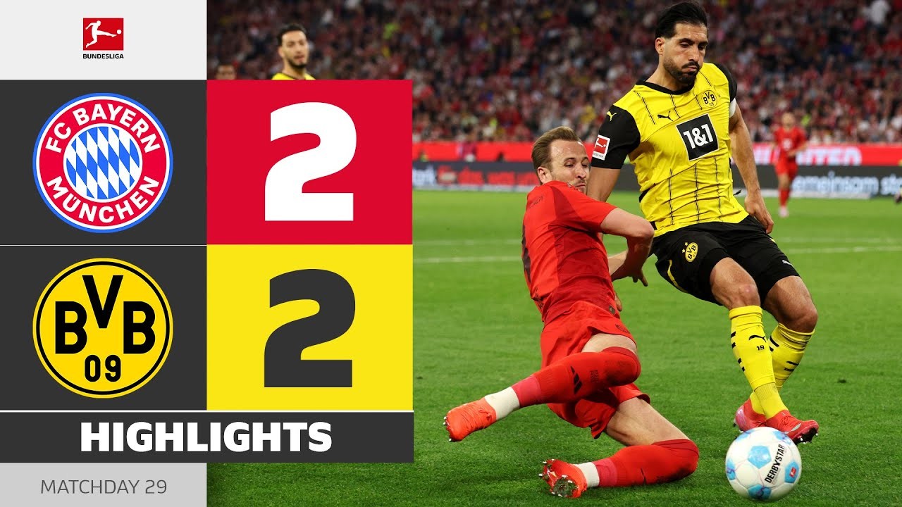 #ไฮไลท์ฟุตบอล [ บาเยิร์น มิวนิค 2 - 2 โบรุสเซีย ดอร์ทมุนด์ ] บุนเดสลีก้า เยอรมัน 2025/13.4.68