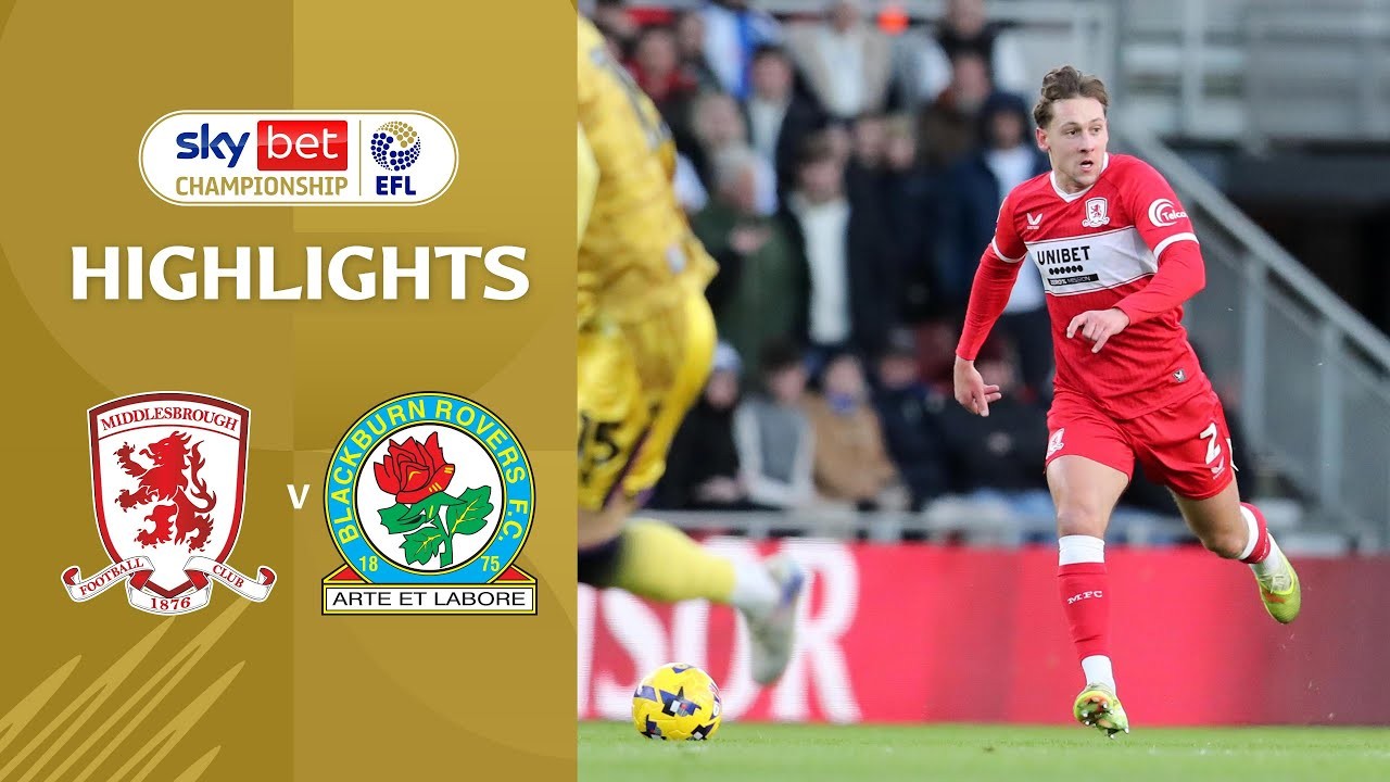 #ไฮไลท์ฟุตบอล [ มิดเดิ้ลสโบรห์ 0 - 0 แบล็คเบิร์น โรเวอร์ส ] เดอะแชมเปี้ยนส์ชิพ อังกฤษ 2025/27.12.68