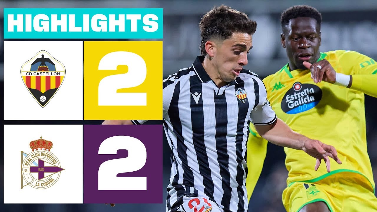 #ไฮไลท์ฟุตบอล [ คาสเตลล่อน 2 - 2 เดปอร์ติโบ ลาคอรุนญ่า ] อเดลันเต้ สเปน 2025/18.3.68