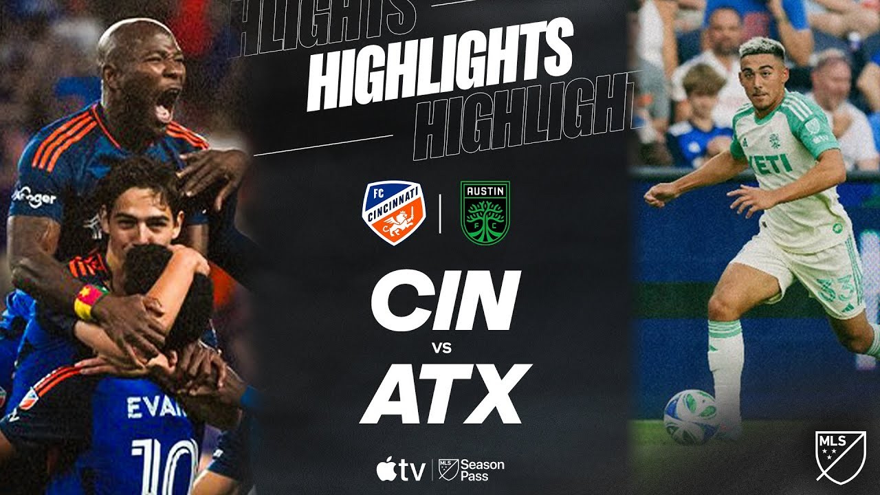 #ไฮไลท์ฟุตบอล [ เอฟซี ซินซินเนติ 2 - 1 ออสติน เอฟซี ] ยูเอสเอ เมเจอร์ลีก ซอคเกอร์ 2025/11.5.68